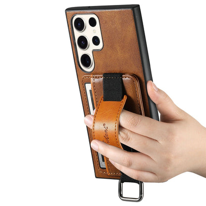 Samsung Leather Card Holder Case with Strap