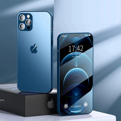 Matte Tempered Glass iPhone Case