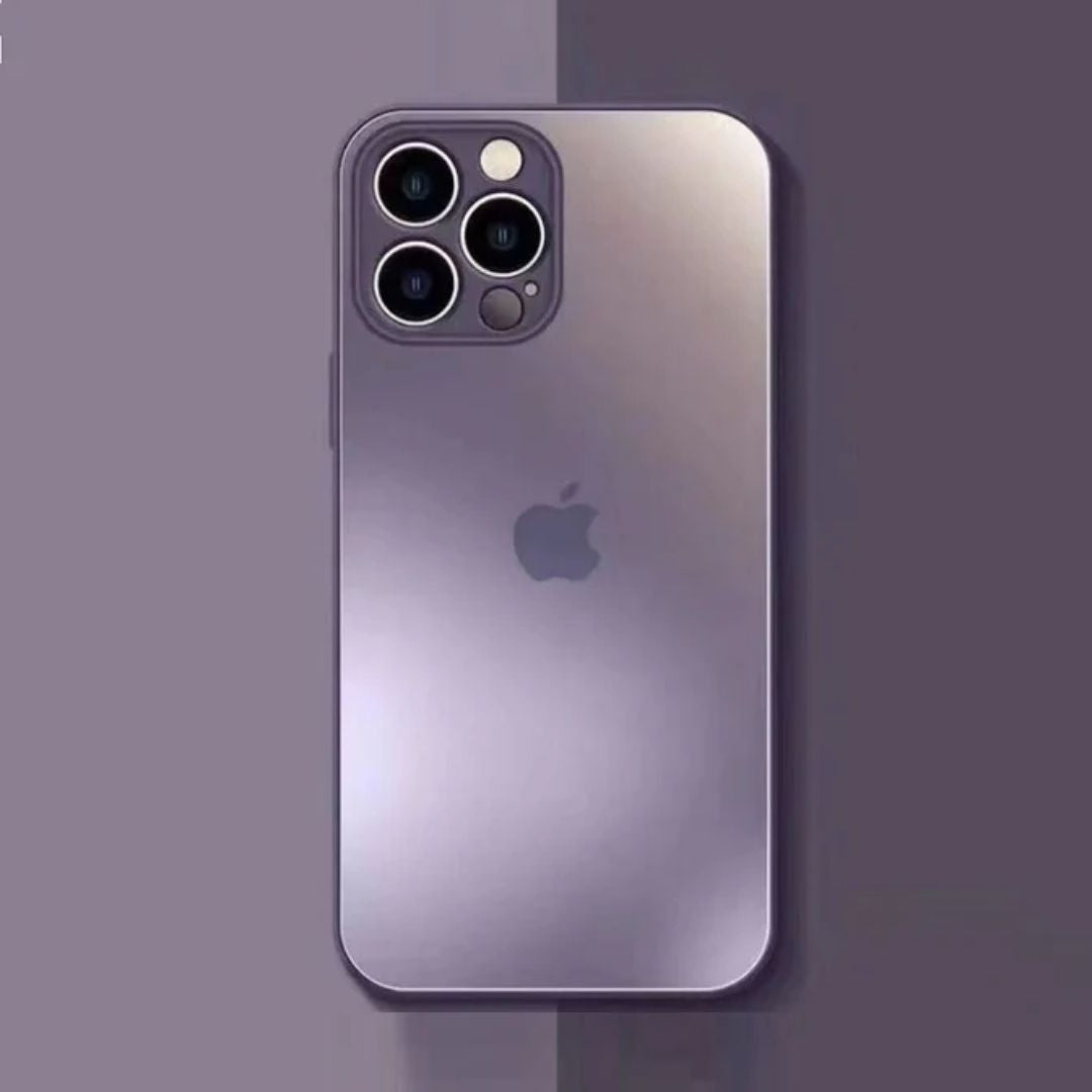 Matte Tempered Glass iPhone Case